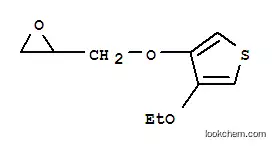 Molecular Structure of 244135-47-5 (Thiophene, 3-ethoxy-4-(oxiranylmethoxy)- (9CI))