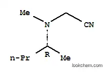 Molecular Structure of 244190-23-6 (Acetonitrile, [methyl[(1R)-1-methylbutyl]amino]- (9CI))