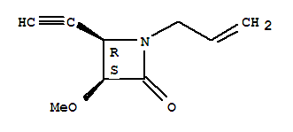 2-AZETIDIN-1-YLNE,4-ETHYNYL-3-METHOXY-1-(2-ALLYL)-,(3R,4S)-REL-