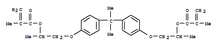 2-Propenoic acid,2-methyl-,1,1'-[(1-methylethylidene)bis[4,1-phenyleneoxy(1-methyl-2,1-ethanediyl)]] ester