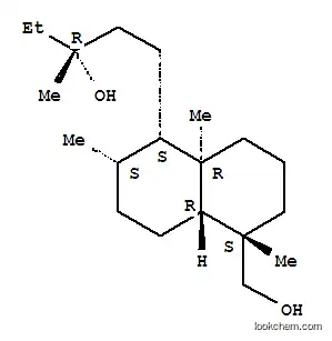 Molecular Structure of 24465-30-3 (1-Naphthalenepropanol, a-ethyldecahydro-5-(hydroxymethyl)-a,2,5,8a-tetramethyl-, (aR,1S,2S,4aR,5S,8aR)-)