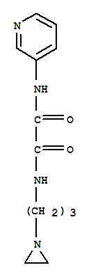 Ethanediamide,N1-[3-(1-aziridinyl)propyl]-N2-3-pyridinyl- cas  24503-77-3
