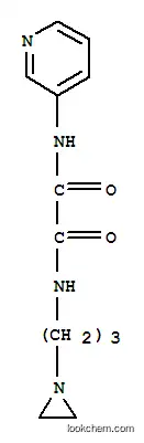 Molecular Structure of 24503-77-3 (Ethanediamide,N1-[3-(1-aziridinyl)propyl]-N2-3-pyridinyl-)