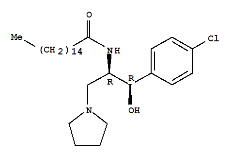 Hexadecanamide,N-[(1R,2R)-2-(4-chlorophenyl)-2-hydroxy-1-(1-pyrrolidinylmethyl)ethyl]-