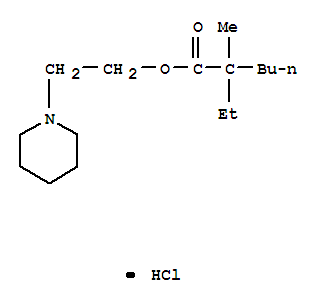 2-piperidin-1-ium-1-ylethyl 2-ethyl-2-methylhexanoate chloride