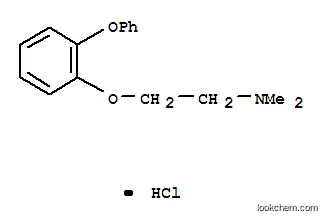 Molecular Structure of 24591-36-4 (N,N-dimethyl-2-(2-phenoxyphenoxy)ethanamine hydrochloride (1:1))