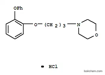 Molecular Structure of 24591-48-8 (4-[3-(2-phenoxyphenoxy)propyl]morpholine hydrochloride (1:1))