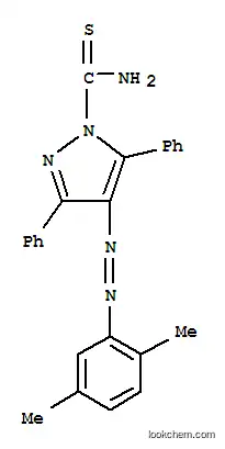 Molecular Structure of 24743-55-3 (4-[(E)-(2,5-dimethylphenyl)diazenyl]-3,5-diphenyl-1H-pyrazole-1-carbothioamide)