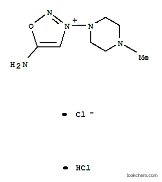 4-amino-3-(4-methylpiperazin-1-yl)-1,2,3-oxadiazol-3-ium chloride hydrochloride (1:1:1)