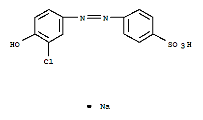 Benzenesulfonic acid,4-[2-(3-chloro-4-hydroxyphenyl)diazenyl]-, sodium salt (1:1) cas  2491-80-7