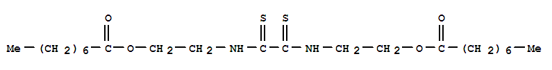 Octanoic acid,1,1'-[(1,2-dithioxo-1,2-ethanediyl)bis(imino-2,1-ethanediyl)] ester