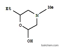 Molecular Structure of 250244-75-8 (2-Morpholinol, 6-ethyl-4-methyl- (9CI))