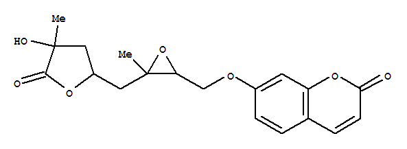 Octonic acid,6,7-anhydro-3,5-dideoxy-2,6-di-C-methyl-8-O-(2-oxo-2H-1-benzopyran-7-yl)-, g-lactone (9CI)