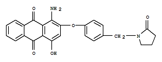 1-amino-4-hydroxy-2-[[alpha-(2-oxo-1-pyrrolidinyl)-p-tolyl]oxy]anthraquinone