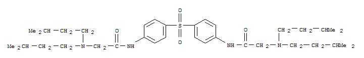 Acetanilide,4',4'''-sulfonylbis[2-(diisopentylamino)- (7CI,8CI) cas  2520-19-6