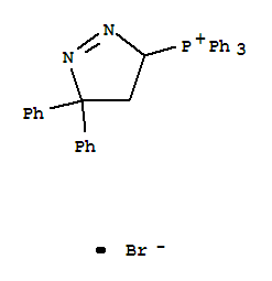 Phosphonium,(4,5-dihydro-5,5-diphenyl-3H-pyrazol-3-yl)triphenyl-, bromide (1:1) cas  25201-61-0