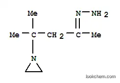 Molecular Structure of 25263-33-6 (2-Pentanone,  4-(1-aziridinyl)-4-methyl-,  hydrazone)