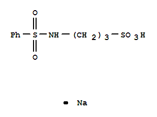 1-Propanesulfonic acid,3-[(phenylsulfonyl)amino]-, sodium salt (1:1)