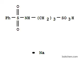 Molecular Structure of 25264-32-8 (sodium 3-[(phenylsulphonyl)amino]propanesulphonate)
