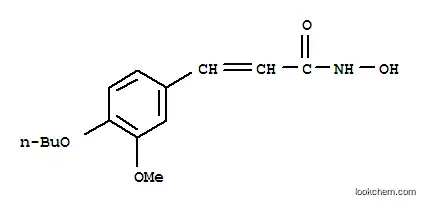 4-Butoxy-3-methoxycinnamohydroxamic acid