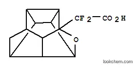 Molecular Structure of 253607-91-9 (2,2-DIFLUORO-2-(5-OXAHEXACYCLO[5.4.1.0(2,6).0(3,10).0(4,8).0(9,12)]DODEC-4-YL)ACETIC ACID)