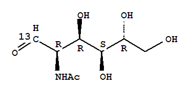 D-Glucose-1-13C,2-(acetylamino)-2-deoxy- (9CI)