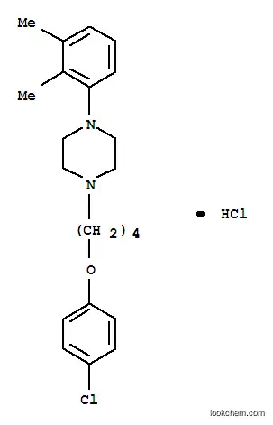 Molecular Structure of 2537-28-2 (1-[4-(4-chlorophenoxy)butyl]-4-(2,3-dimethylphenyl)piperazine hydrochloride (1:1))