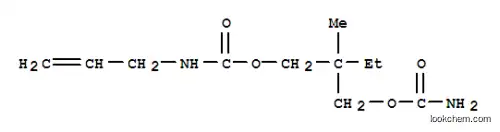 Molecular Structure of 25384-71-8 (2-[(carbamoyloxy)methyl]-2-methylbutyl prop-2-en-1-ylcarbamate (non-preferred name))