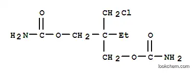 Molecular Structure of 25450-86-6 (2-[(carbamoyloxy)methyl]-2-(chloromethyl)butyl carbamate (non-preferred name))