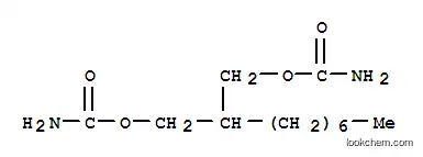 Molecular Structure of 25451-14-3 (2-[(carbamoyloxy)methyl]nonyl carbamate (non-preferred name))