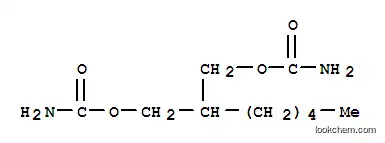 Molecular Structure of 25462-22-0 (Dicarbamic acid 2-pentyltrimethylene ester)