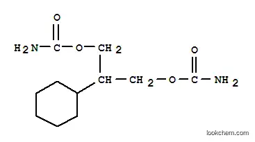 Molecular Structure of 25462-34-4 (2-cyclohexylpropane-1,3-diyl dicarbamate)