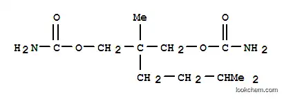 Molecular Structure of 25466-46-0 (Dicarbamic acid 2-isopentyl-2-methyltrimethylene ester)