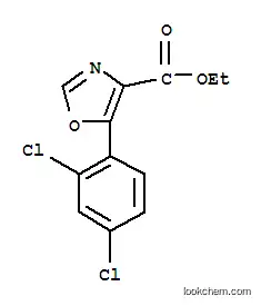 Molecular Structure of 254749-13-8 (Ethyl 5-(2,4-dichlorophenyl)oxazole-4-carboxylate)