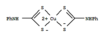 Copper,bis(phenylcarbamodithioato-S,S')- (9CI) cas  25500-28-1