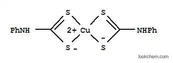 Molecular Structure of 25500-28-1 (copper(2+) bis(phenyldithiocarbamate))