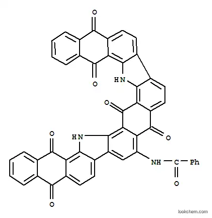 Molecular Structure of 25505-83-3 (Benzamide,N-(5,10,15,16,17,18,19,24-octahydro-5,10,15,17,19,24-hexaoxodinaphtho[2,3-i:2',3'-i']benzo[1,2-a:5,4-a']dicarbazol-4-yl)-(8CI,9CI))