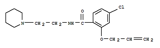 2-(Allyloxy)-4-chloro-N-(2-piperidinoethyl)benzamide
