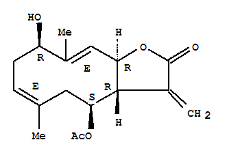 Cyclodeca[b]furan-2(3H)-one,4-(acetyloxy)-3a,4,5,8,9,11a-hexahydro-9-hydroxy-6,10-dimethyl-3-methylene-,(3aR,4S,6E,9R,10E,11aR)-