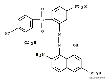 Molecular Structure of 25747-24-4 (5-[[2-[(2-amino-8-hydroxy-6-sulpho-1-naphthyl)azo]-4-sulphophenyl]sulphonylsalicylic acid)