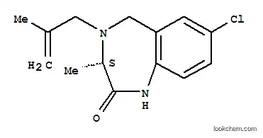(3S)-7-chloro-3-methyl-4-(2-methylprop-2-en-1-yl)-1,3,4,5-tetrahydro-2H-1,4-benzodiazepin-2-one