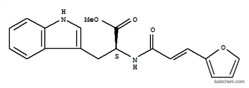 Molecular Structure of 26109-48-8 (L-Tryptophan,N-[3-(2-furanyl)-1-oxo-2-propen-1-yl]-, methyl ester)