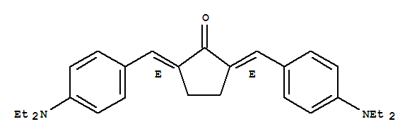 (2E,5E)-2,5-BIS[(4-(DIETHYLAMINO)PHENYL)METHYLENE]CYCLOPENTANONE