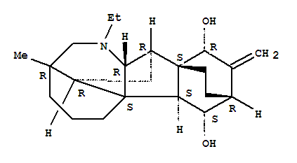 8,10a-Ethano-11,3,6a-ethanylylidene-8H-indeno[2,1-b]azocine-7,10-diol,1-ethyldodecahydro-3-methyl-9-methylene-,(3R,6aS,6bS,7S,8R,10R,10aS,11R,11aR,13R)-