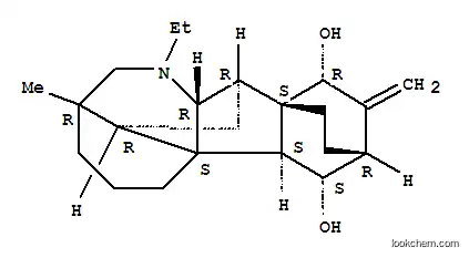 Molecular Structure of 26166-37-0 (denudatine)