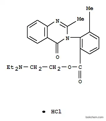 Molecular Structure of 2619-07-0 (2-Metil-3-(2-carbossietildietilammino-6-metil-fenil)-4-chinazolone clo ridrate [Italian])