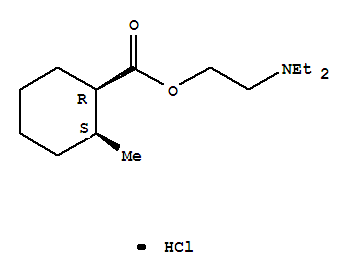 Cyclohexanecarboxylicacid, 2-methyl-, 2-(diethylamino)ethyl ester, hydrochloride, cis- (9CI) cas  26208-52-6