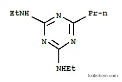 Molecular Structure of 26235-18-7 (1,3,5-Triazine-2,4-diamine,N2,N4-diethyl-6-propyl-)