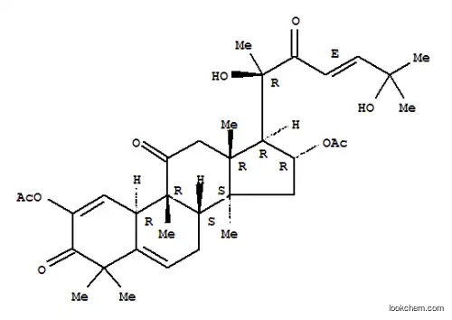 Molecular Structure of 26260-20-8 ((10α,23E)-2,16α-Diacetoxy-20,25-dihydroxy-9β-methyl-19-norlanosta-1,5,23-triene-3,11,22-trione)