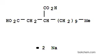 Molecular Structure of 26292-14-8 (Butanedioic acid,2-decyl-, sodium salt (1:2))